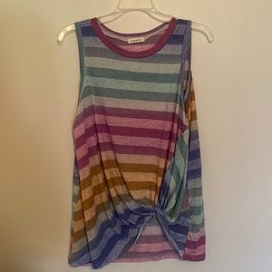 Stripped tank top